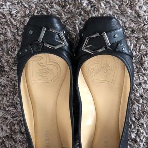 💎GIANNI BINI💎 black leather flats